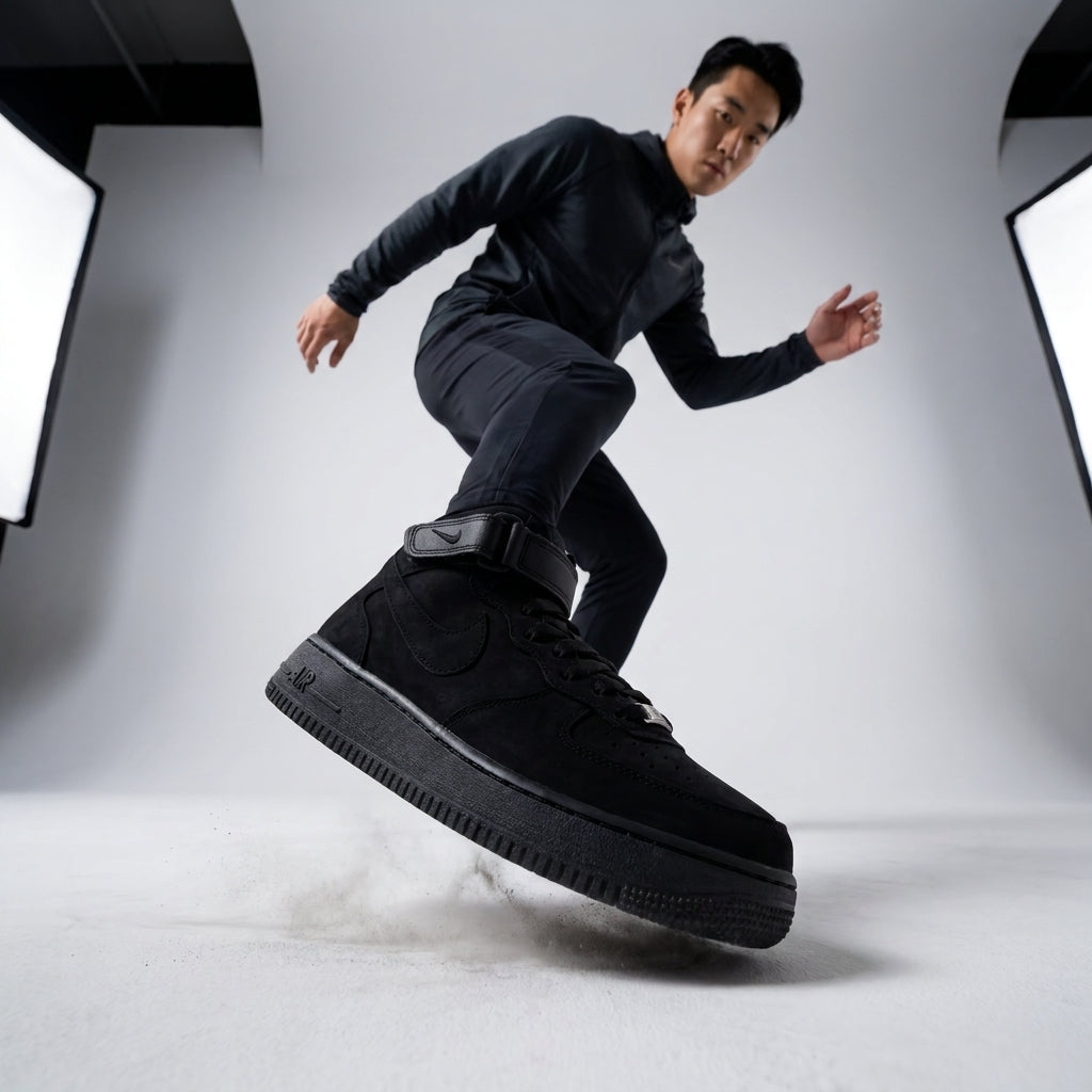 Void Black AF1 Mid