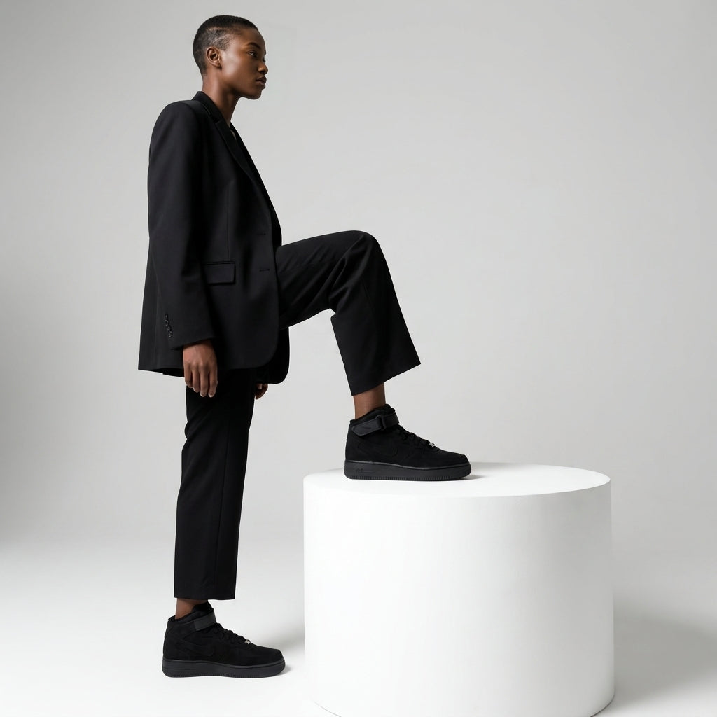 Void Black AF1 Mid